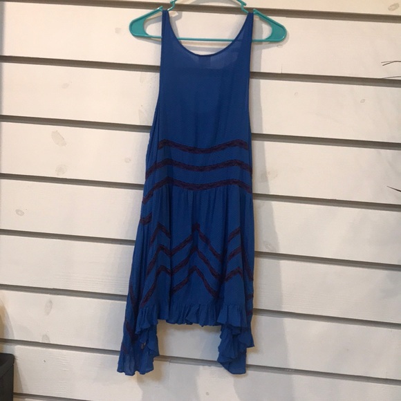 Intimately Free People Blue LACE Tunic Dress - Picture 4 of 5